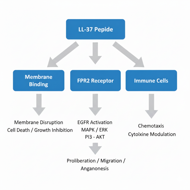 LL-37 peptide Pathway LL-37 peptide Pathway